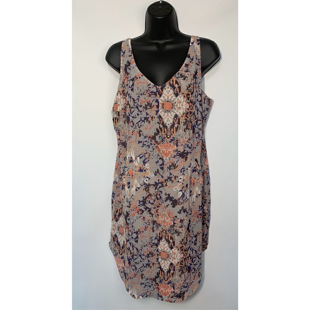 CAbi tank top sheer lined dress size small